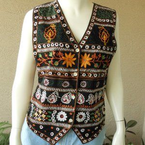 💕VINTAGE Ethnic Embroidered Vest